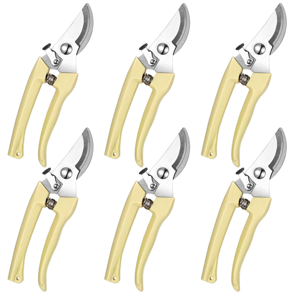 Chumia garden pruning shears 6-pack ready for quick, efficient pruning tasks