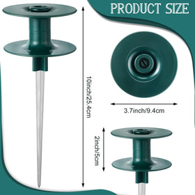 Chumia hose guide spike with ABS top provides sturdy grip for outdoor use.