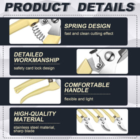 Chumia precision cut guarantees clean snips on delicate stems