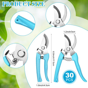 Chumia stainless steel blade pruning scissors offer precise cutting for stems