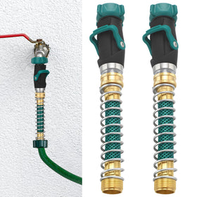 Chunful 2-pack 1-Way Hose Connection with two valves for easy watering setups.