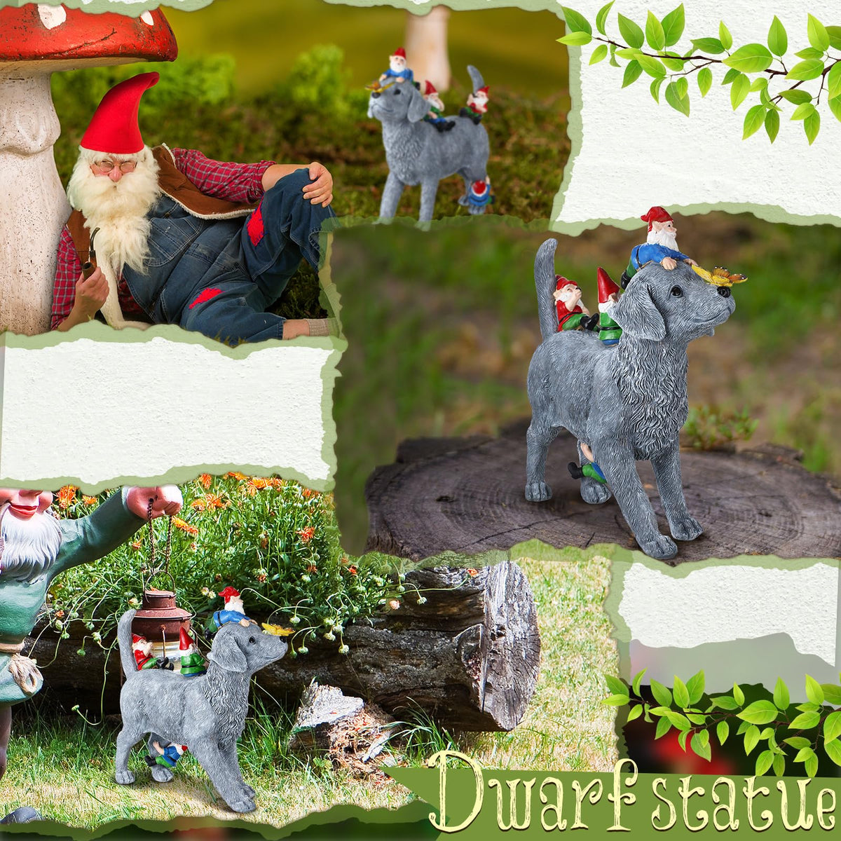 Chunful entryway decor enhances gardens and walkways with friendly charm.