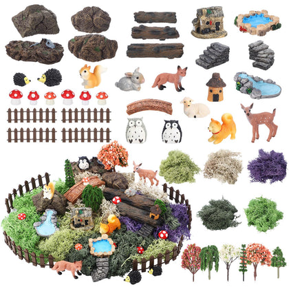 Chunful fairy garden bridge for DIY terrariums and whimsical dollhouse scenes.
