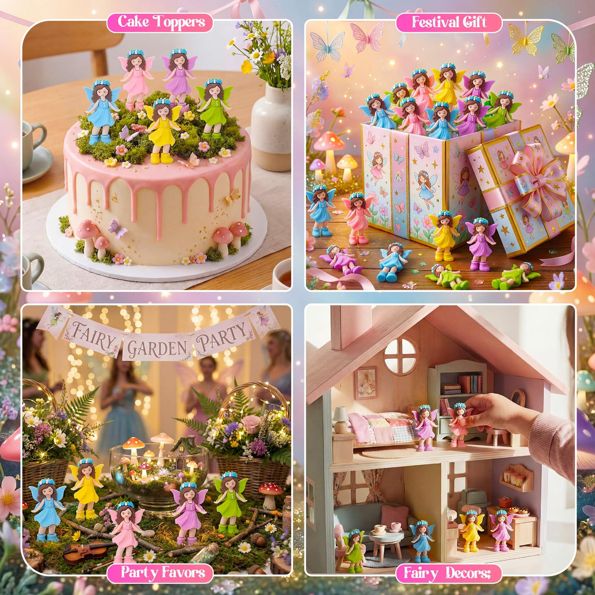 Chunful garden miniatures suitable for DIY scenes and aquarium displays