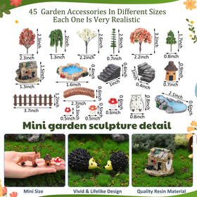 Chunful moss stone pack enhances realistic textures in miniature gardens and desktop decor.