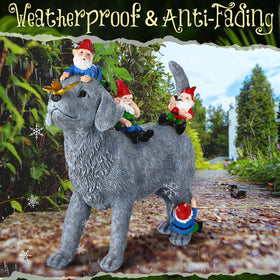 Chunful outdoor decor dog gnome makes a thoughtful gift for garden lovers.