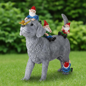 Chunful yard ornament offers a compact size for planters and borders.
