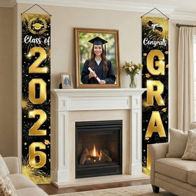 ChunRun porch decoration banner displayed on a front door or porch.