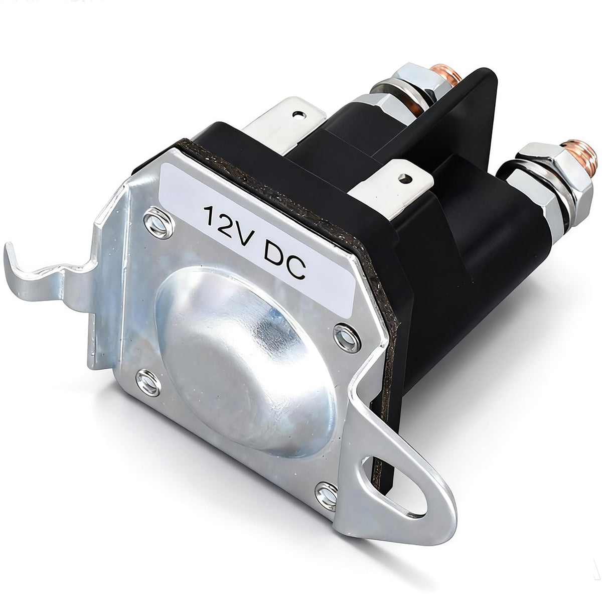 Chuuparts solenoid installed on a Husqvarna mower for reliable starting.