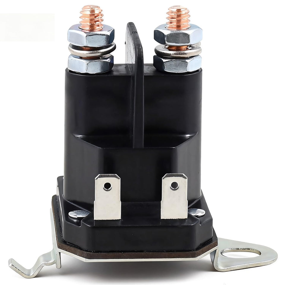 Chuuparts mower starter solenoid front view for quick starts.