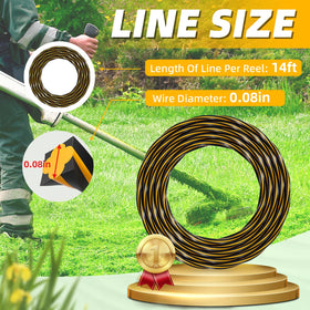 Chway 080 DWO1DT802 14ft per roll layout ready for quick spool changes.