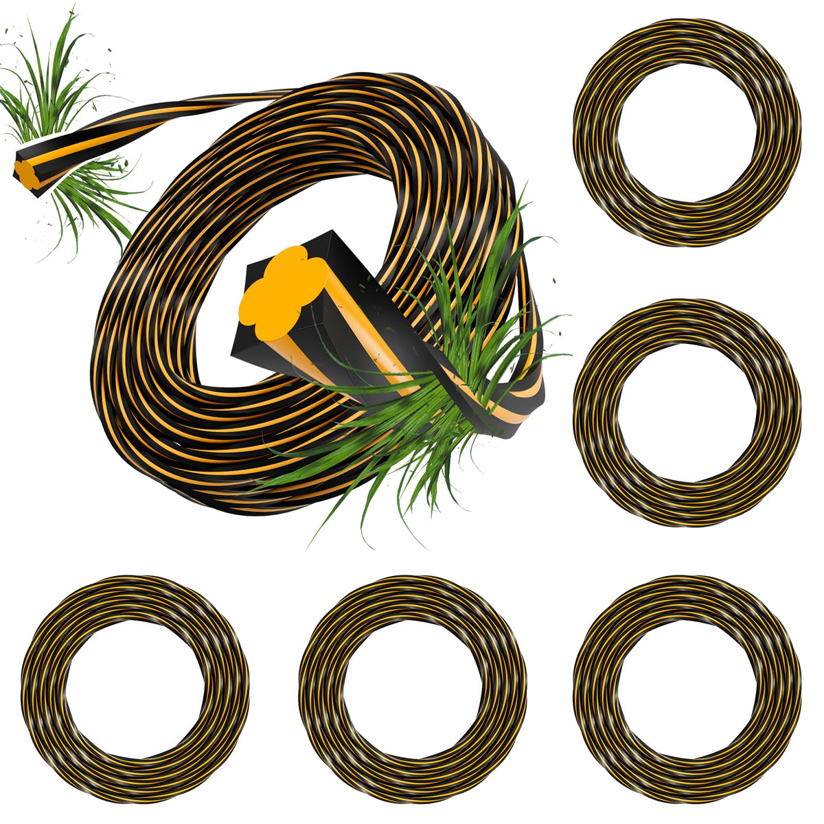 Chway 080 DWO1DT802 rolls packaging highlighting six-pack durability for heavy-duty trimming.