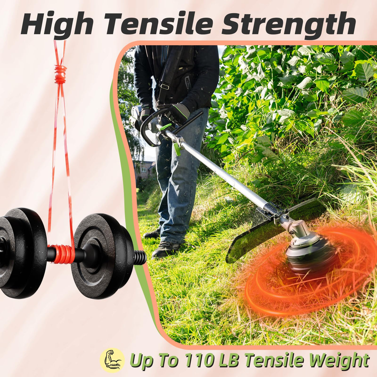 Chway AL2420P abrasion-resistant trimmer line reduces downtime and wear