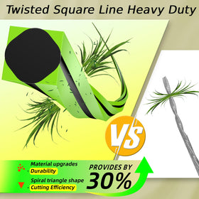 Chway heavy-duty 0.095 trimmer line cutting dense grass