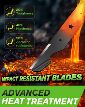 Aerodynamic curved blades from Chway for strong airflow and even cut