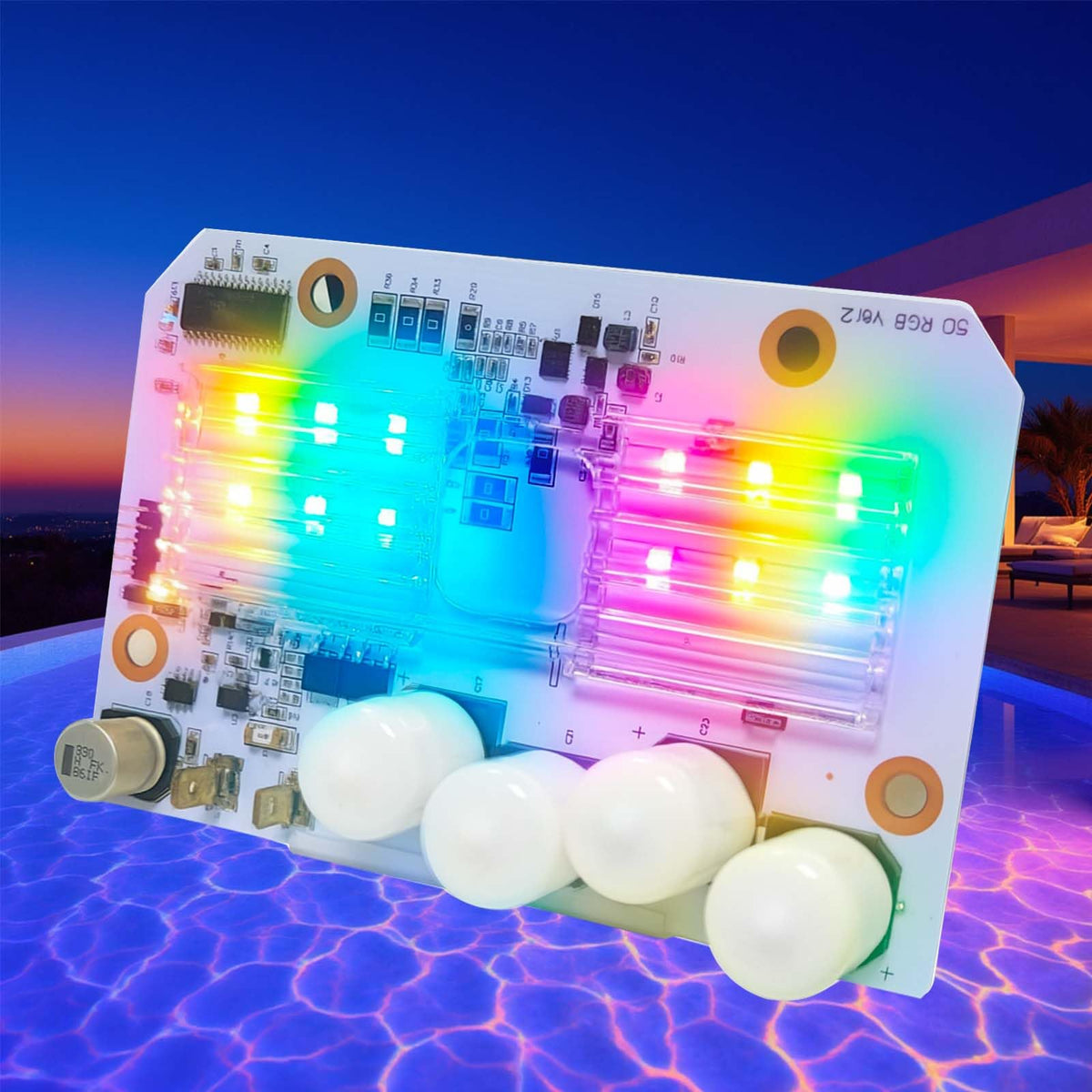 CHYKUANG 619818Z light engine board for brighter pool illumination