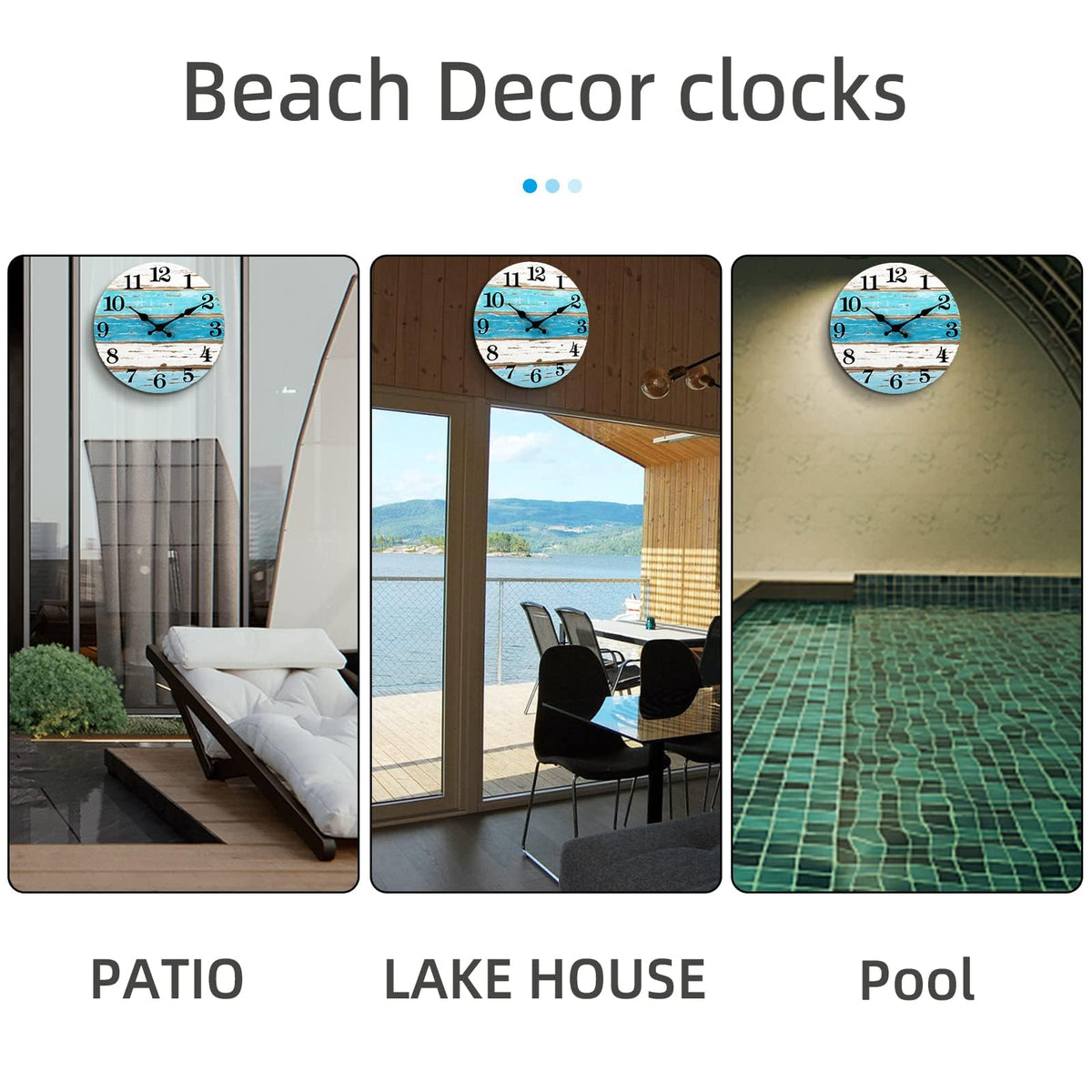 CHYLIN versatile clock for living rooms cafés or classrooms