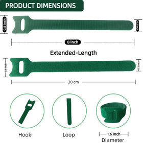 CHZKVOY anti-slip nylon ties stay secure in moisture.