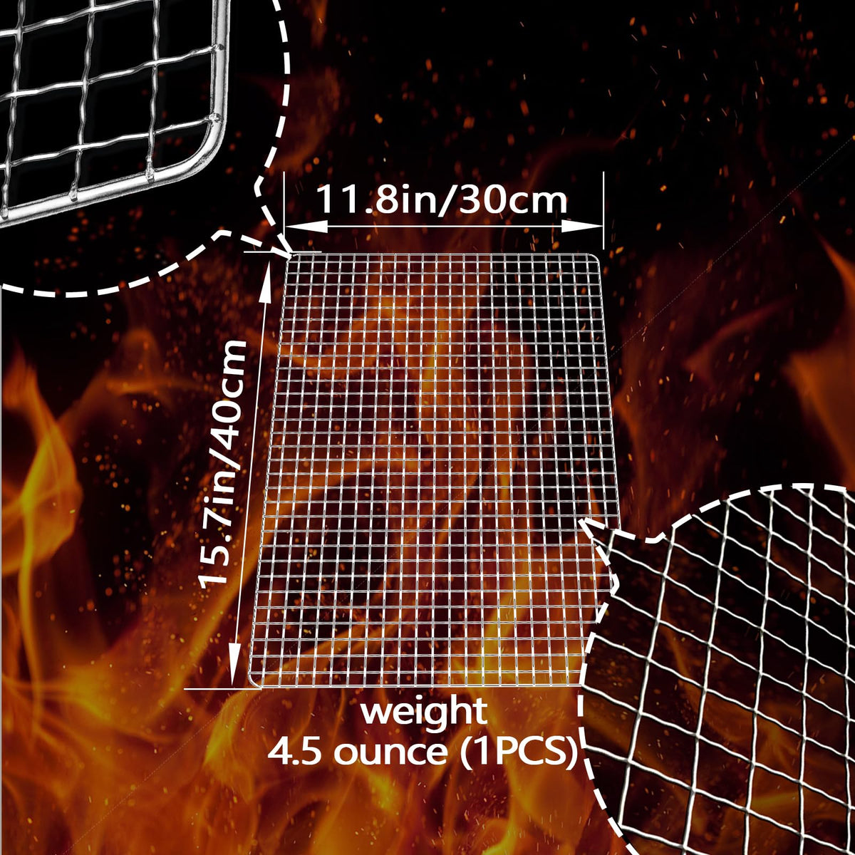 ciAmore disposable grill net lightweight design for camping and picnics