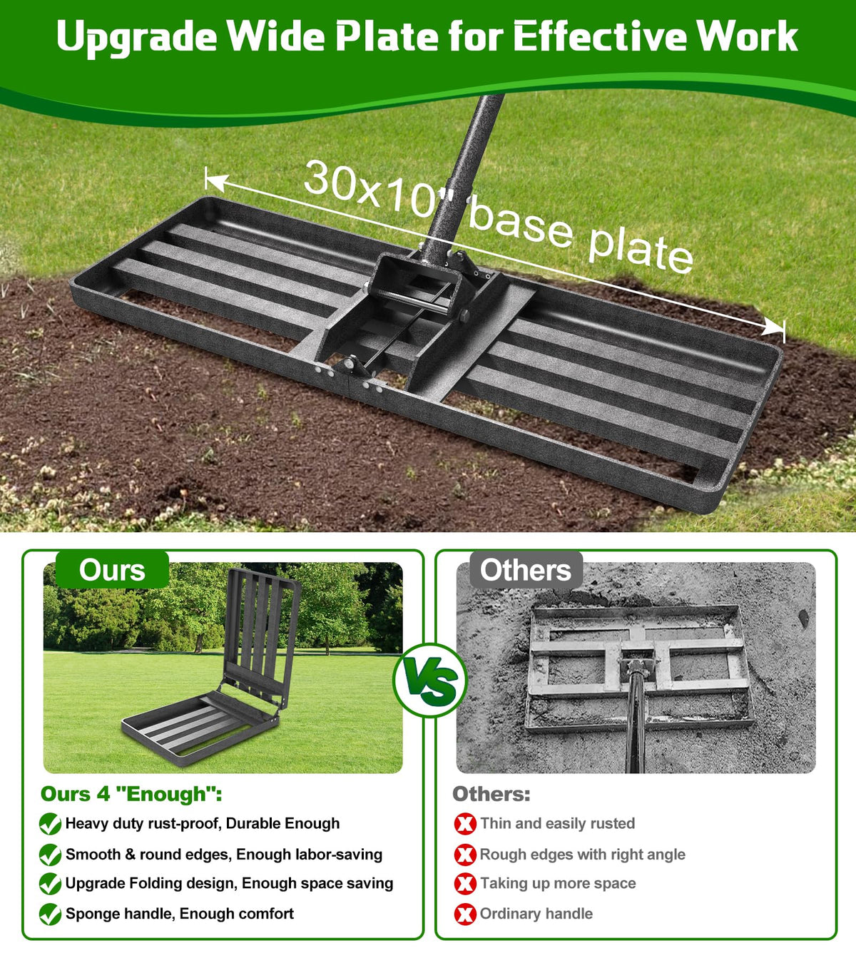 Ciciany folding design allows compact storage after use.