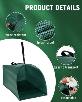 CICIYOO collapsible yard bags folded flat for compact storage