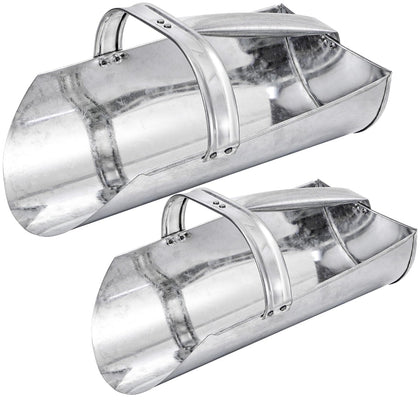 Cididu big 4qt feed scoop ready for bulk livestock feeding.