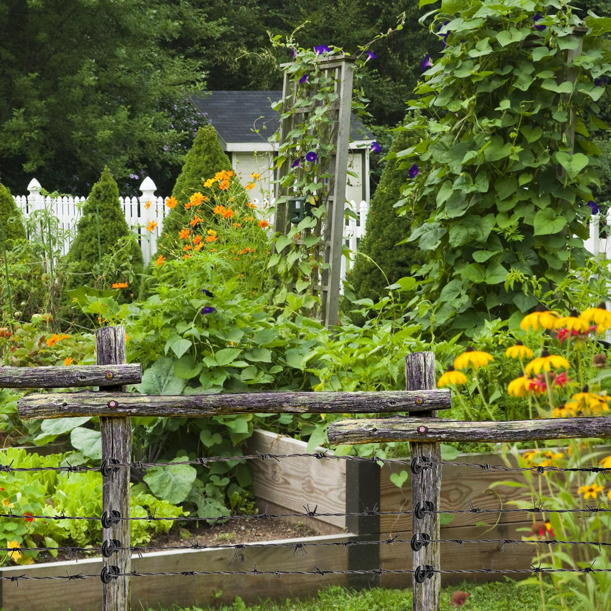 Cididu easy installation method for quick fence setup