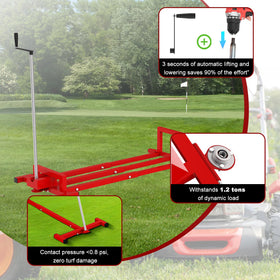 CIDVJ lift features anti-slip base for stable operation.