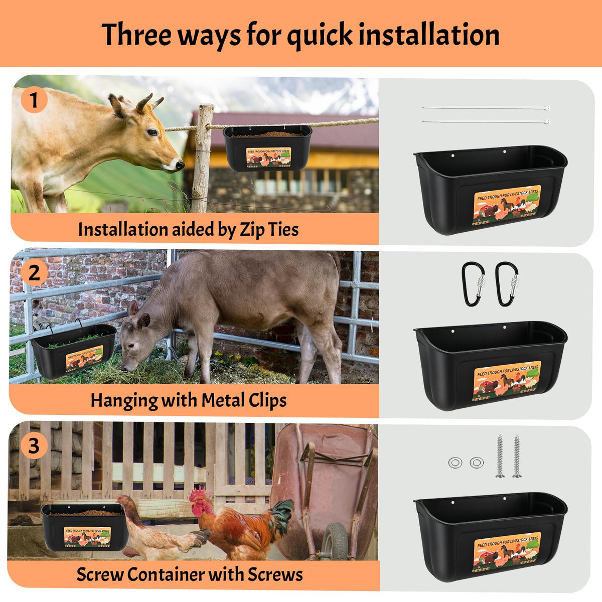 Cieex quick-install hanging system for flexible setups.