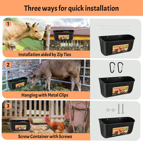 Cieex quick-install hanging system for flexible setups.