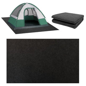 cieovo camping tent carpet mat folded for compact travel and storage