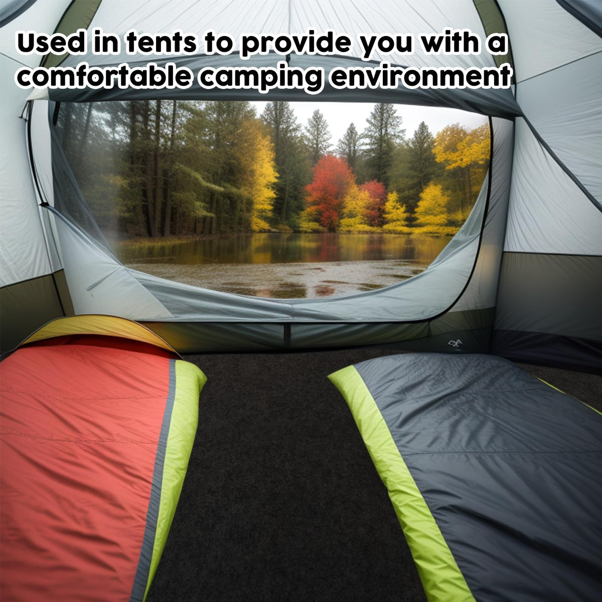 cieovo camping tent carpet mat easy to wash and reuse on trips