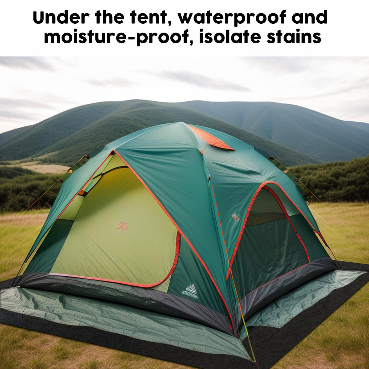 cieovo camping tent carpet mat multi-use for picnics, cars, and outdoor spaces