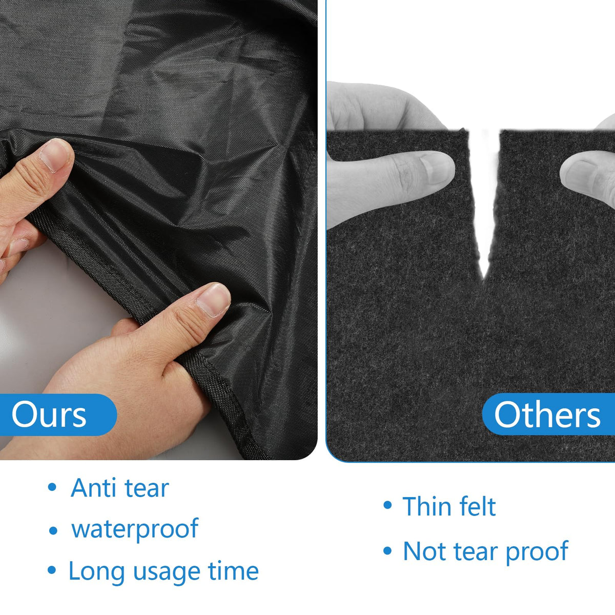 CIEOVO easy-fold storage pool pad displayed rolled for compact storage