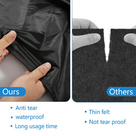 CIEOVO easy-fold storage pool pad displayed rolled for compact storage