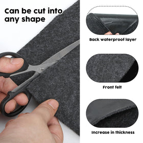 CIEOVO soft felt tent mat with absorbent surface for damp campsites.