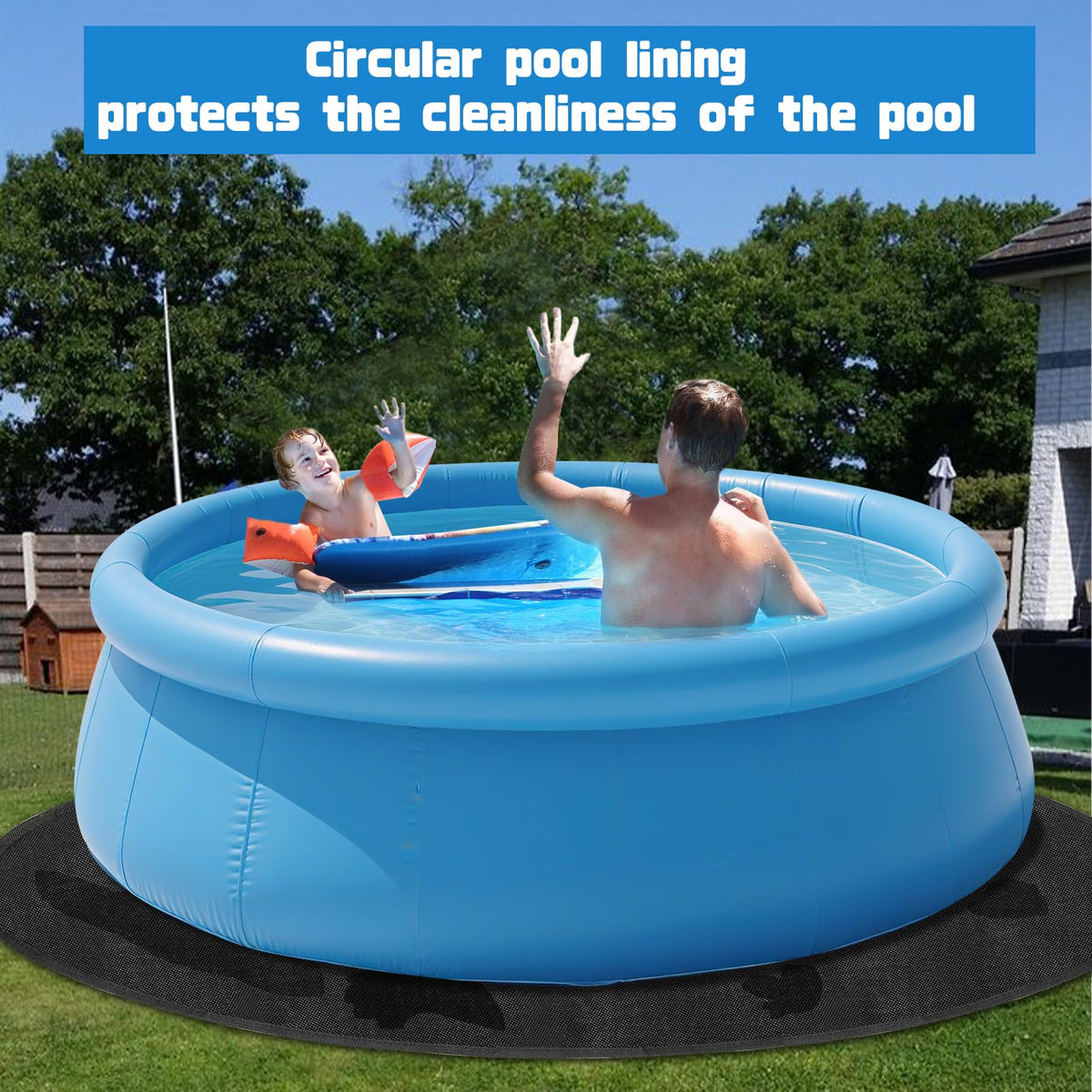 CIEOVO versatile outdoor cover pad protecting gear beyond the pool
