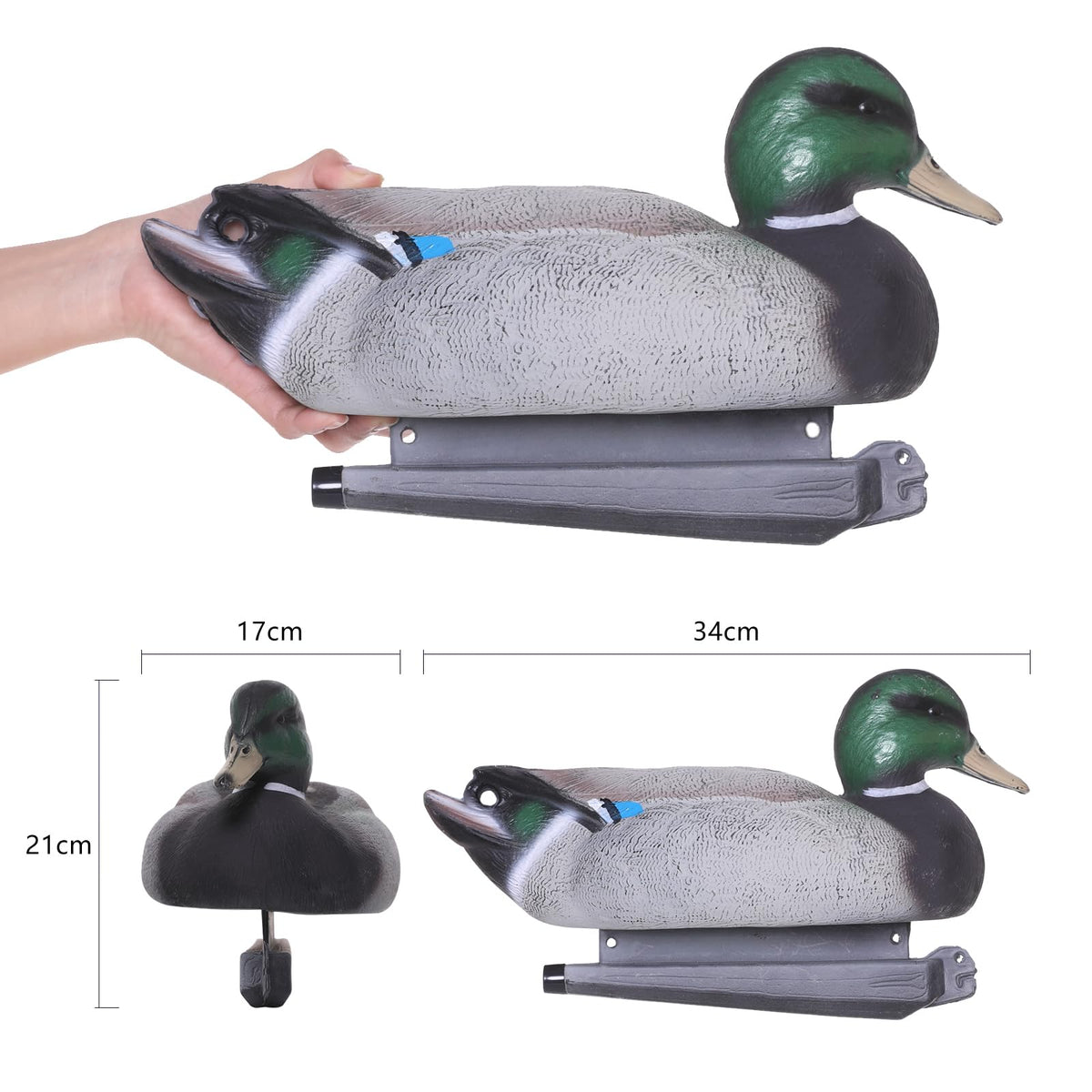 Cifavor half sink half float duck design for natural water pose