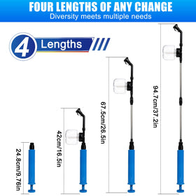 Cijoaui Push-Pull Duster with transparent tank for easy powder level monitoring.