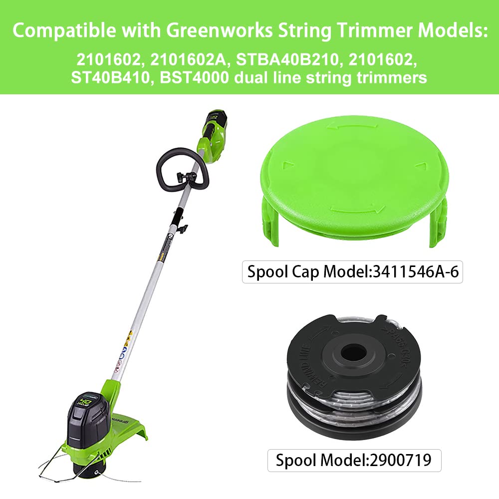 Cilivo cap 3411546A-6 displayed for fast, secure spool installation