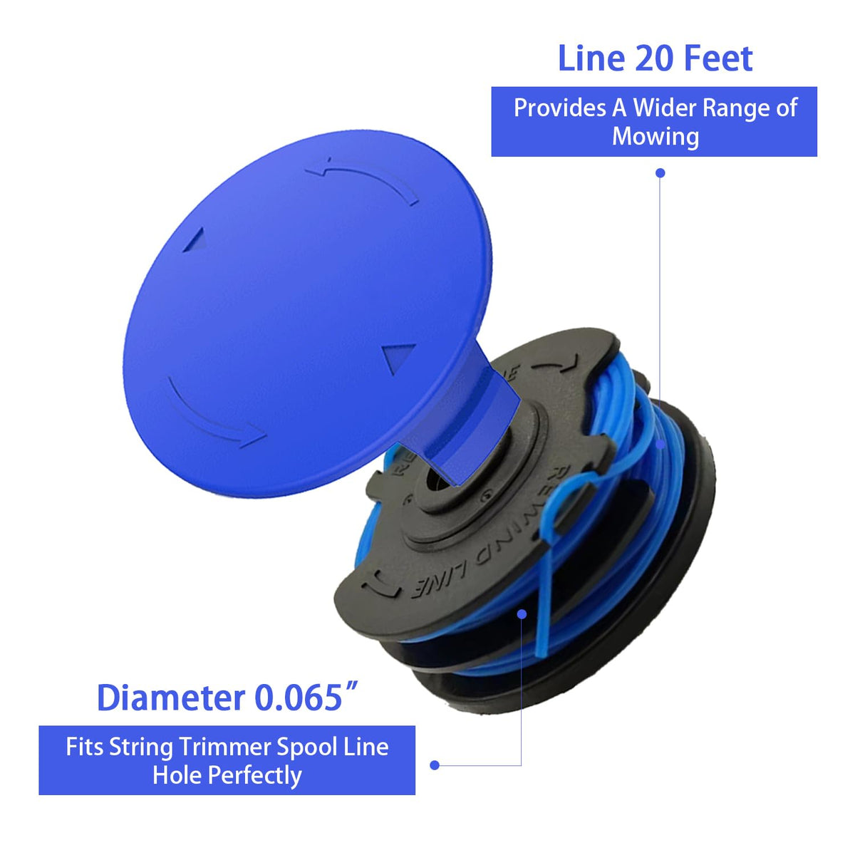 Cilivo nylon spool highlights durability and efficient cutting performance