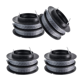 Cilivo SB00L00 spool shown mounted on a Greenworks trimmer for quick replacements