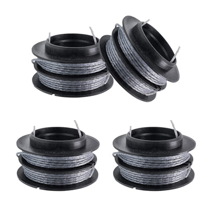 Cilivo SB00L00 spool shown mounted on a Greenworks trimmer for quick replacements