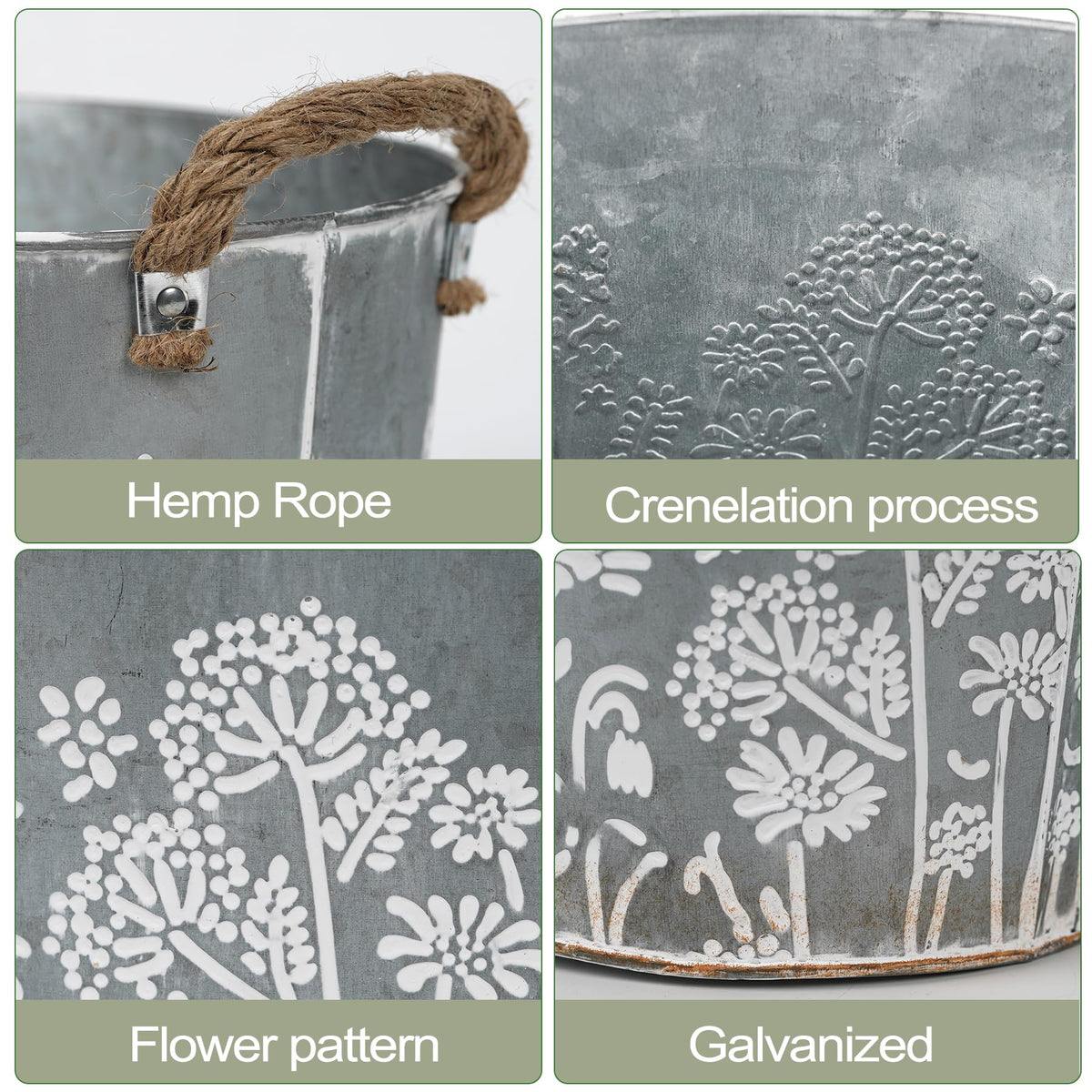 CILXGQLN rustic vintage planter design enhances home or office decor.