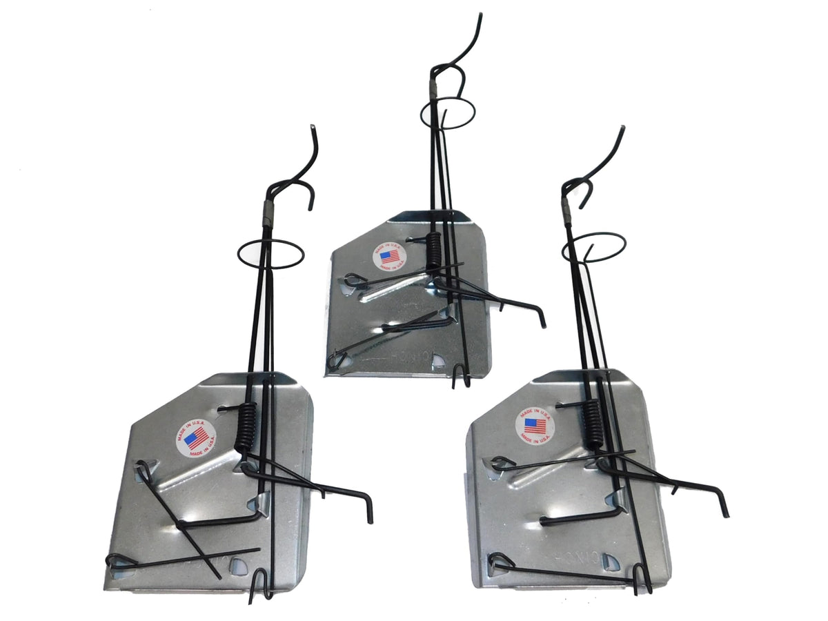 Cinch Gopher Trap small pack front view shows durable, heavy-duty construction for outdoor use.