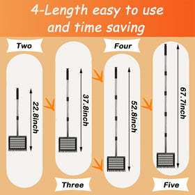CinchLynx 4-in-1 scoop head enables versatile cleaning in coops and stalls.