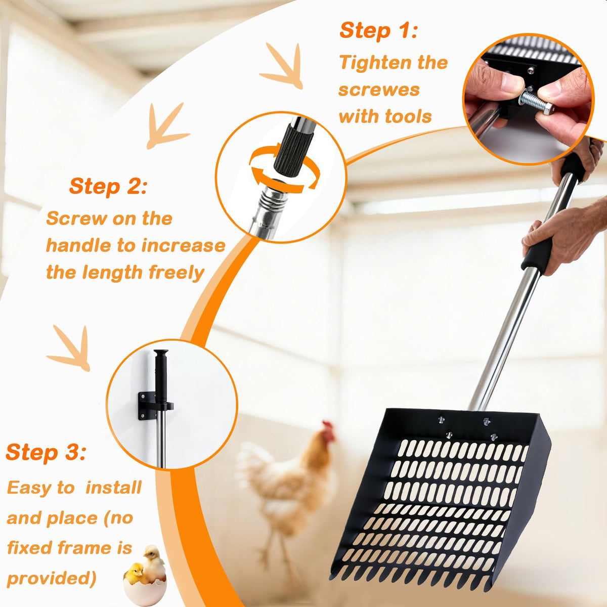 CinchLynx ergonomic soft-grip handle provides comfortable hold with gloves.