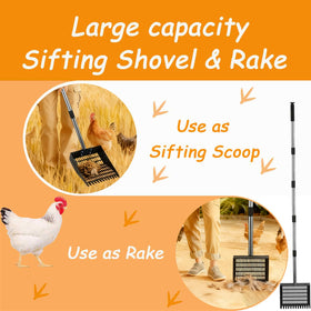 CinchLynx sifting design separates bedding from waste for cleaner stalls.