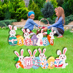 CiniQy egg hunt markers create festive guides for kids' activities.