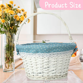 Foldable handles on Cinnvoice easter baskets for easy transport during picnics or events